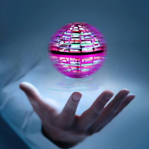 Hands-Free Hovering Ball with Colorful Lights